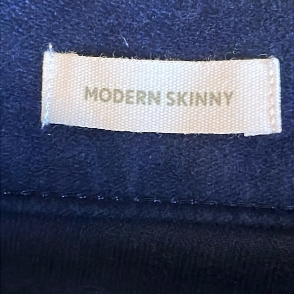 Loft Blue Velvet Pants - Picture 7 of 9